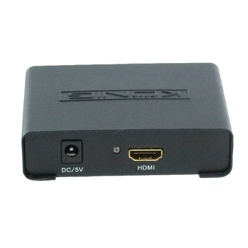 KN-HDMICON10 Hdmi converter 4x rca female + toslink female - hdmi-uitgang zwart Product foto