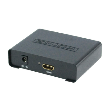 KN-HDMICON10 Hdmi converter 4x rca female + toslink female - hdmi-uitgang zwart Product foto
