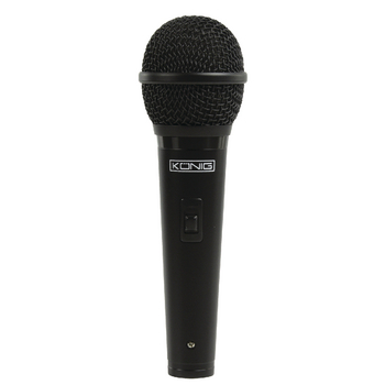 KN-MIC25 Bedrade microfoon 6.35 mm -72 db zwart