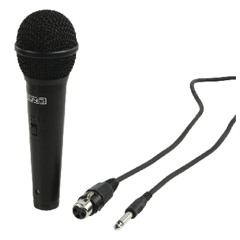 KN-MIC25 Bedrade microfoon 6.35 mm -72 db zwart Product foto