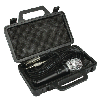 KN-MIC50C Bedrade microfoon 6.35 mm zwart/grijs