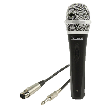 KN-MIC50 Bedrade microfoon 6.35 mm -72 db zwart Product foto