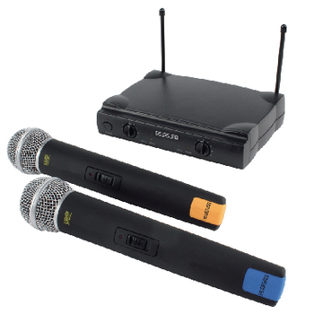 KN-MICW610 Draadloos microfoonsysteem met twee microfoons Product foto