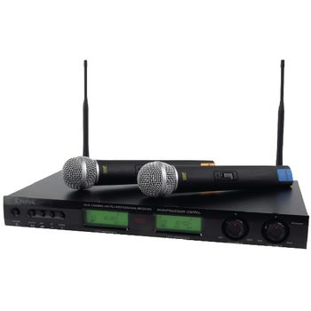 KN-MICW621 16-kanaals draadloze microfoon set 863 - 865 mhz