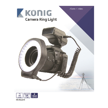 KN-RL60N On-camera 60 led camera ring lamp Verpakking foto
