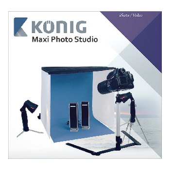 KN-STUDIO12N Mini fotostudio opvouwbaar 60 x 60 cm Verpakking foto