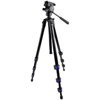 KN-TRIPOD56N Premium camera/video statief pan & tilt 161 cm zwart