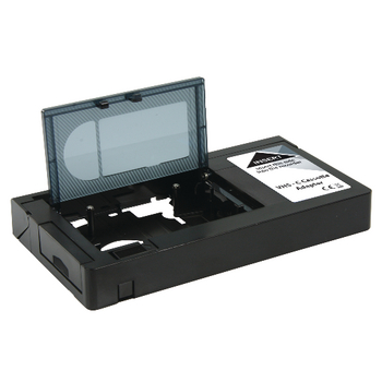 KN-VHS-C-ADAPT Omvormer vhs-c - vhs zwart