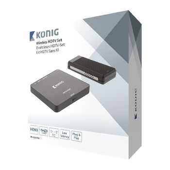 KN-WLHDMI11 5 ghz draadloze hdmi zender 1080p - bereik 30 m Verpakking foto