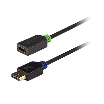 KNC37150E02 Displayport kabel displayport male - hdmi male 0.20 m antraciet Product foto