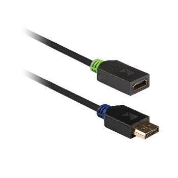 KNC37150E02 Displayport kabel displayport male - hdmi male 0.20 m antraciet Product foto