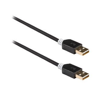 KNC60000E20 Usb 2.0 kabel usb a male - usb a male rond 2.00 m antraciet Product foto