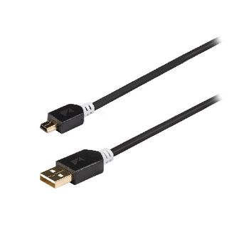 KNC60300E20 Usb 2.0 kabel usb a male - mini-b male rond 2.00 m antraciet Product foto