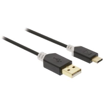 KNC60600E10 Usb 2.0 kabel usb-c male - usb a male 1.00 m antraciet Product foto
