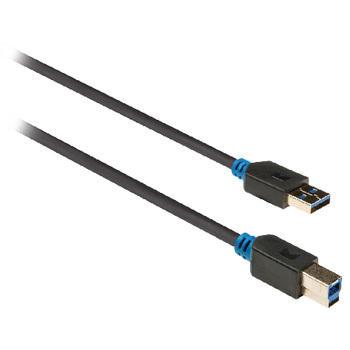 KNC61100E20 Usb 3.0 kabel usb a male - usb-b male 2.00 m antraciet Product foto
