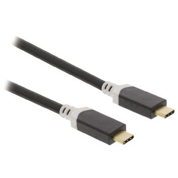 KNC64750E10 Usb 3.1 kabel usb-c male - usb-c male 1.00 m antraciet gen 2 (10 gbps) Product foto