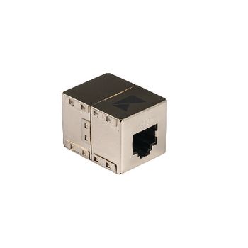 KNC89011M Cat6 netwerk adapter rj45 (8/8) female - rj45 (8/8) female metaal Product foto