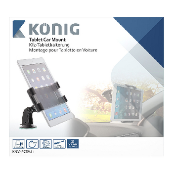 KNM-FCTM11 Tablet autohouder 360 ° draai- en kantelbaar 0.7 kg Verpakking foto