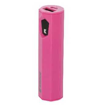 KNPB2500PI Draagbare powerbank lithium-ion 2500 mah usb roze Product foto