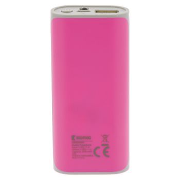 KNPB5000PI Draagbare powerbank lithium-ion 5000 mah usb roze Product foto
