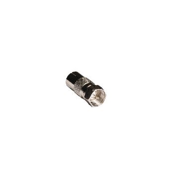 KNS41952M Coax-adapter f f-male - coax female (iec) zilver Product foto
