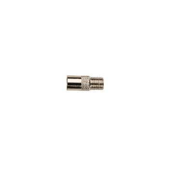 KNS41954M Coax-adapter f coax male (iec) - f-connector female zilver Product foto