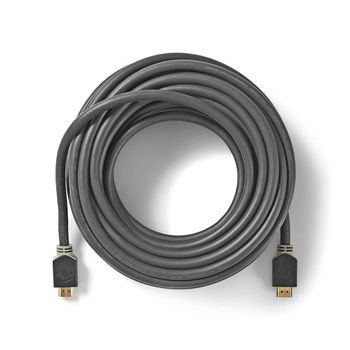 KNV34000E150 High speed hdmi kabel met ethernet hdmi-connector - hdmi-connector 15.0 m antraciet In gebruik foto