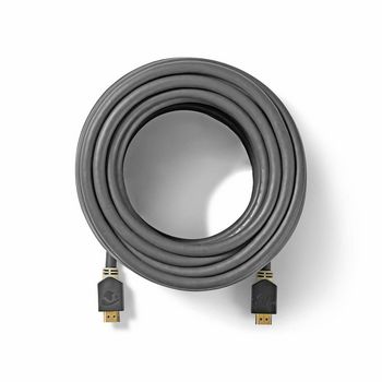 KNV34000E200 High speed hdmi kabel met ethernet hdmi-connector - hdmi-connector 20 m antraciet In gebruik foto