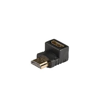 KNV34901E High speed hdmi met ethernet adapter 90° haaks hdmi-connector - hdmi female antraciet