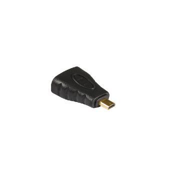 KNV34907E High speed hdmi met ethernet adapter hdmi micro-connector male - hdmi female antraciet Product foto