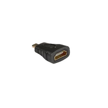 KNV34907E High speed hdmi met ethernet adapter hdmi micro-connector male - hdmi female antraciet Product foto