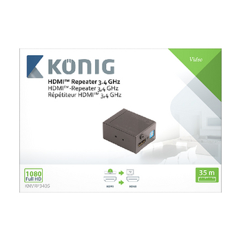 KNVRP3405 Hdmi repeater 35 m Verpakking foto