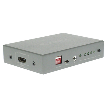 KNVSP3404 4-poorts hdmi-splitter donkergrijs Product foto