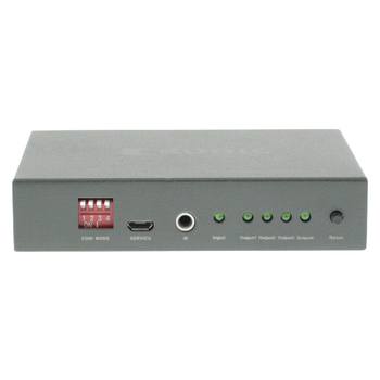 KNVSP3404 4-poorts hdmi-splitter donkergrijs Product foto