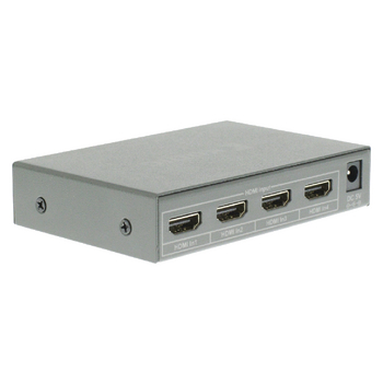 KNVSW3414 4-poorts hdmi schakelaar donkergrijs Product foto