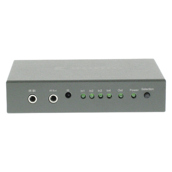 KNVSW3414 4-poorts hdmi schakelaar donkergrijs Product foto