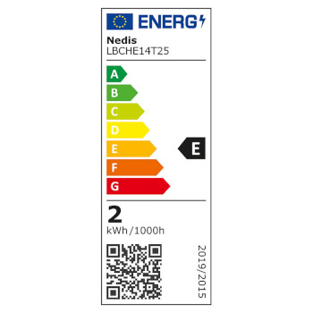 LBCHE14T25 Afzuigkaplamp | led | e14 | 2 w | t25  foto