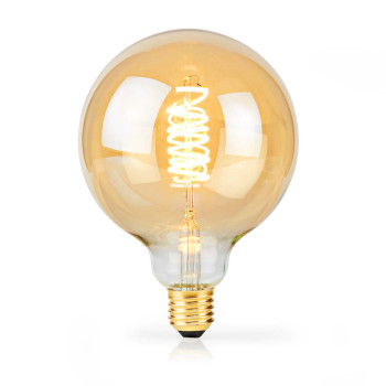 LBDE27G125GD Led-filamentlamp e27 | g125 | 3.8 w | 250 lm | 2100 k | dimbaar | extra warm wit | retrostijl | 1 st