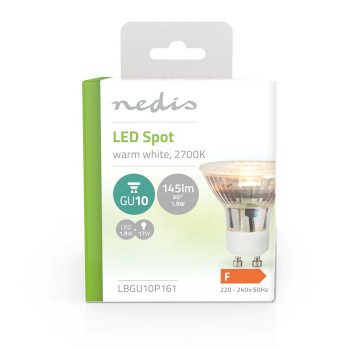 LBGU10P161 Led-lamp gu10 | spot | 1.9 w | 145 lm | 2700 k | warm wit | retrostijl | 1 stuks  foto