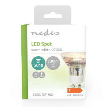 LBGU10P162 Led-lamp gu10 | spot | 3 w | 230 lm | 2700 k | warm wit | retrostijl | 1 stuks  foto