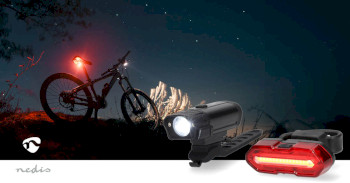 LBICYCLER10BK Fietslamp | batterij gevoed | 5 v dc | 3 w | incl. batterij(en) | oplaadbaar | 400 lm | 4.5 lm | 100 Product foto