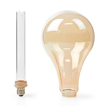 LBRDE27PS165AR Led-filamentlamp e27 | ps165 | 3.5 w | 120 lm | 1800 k | dimbaar | goudkleurig | retrostijl | 1 stuk Product foto