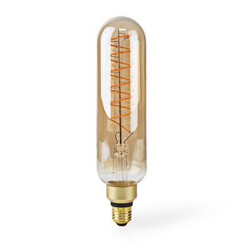 LBSDE27T65GD Led-filamentlamp e27 | t65 | 8.5 w | 600 lm | 2000 k | dimbaar | met gouden afwerking | retrostijl |