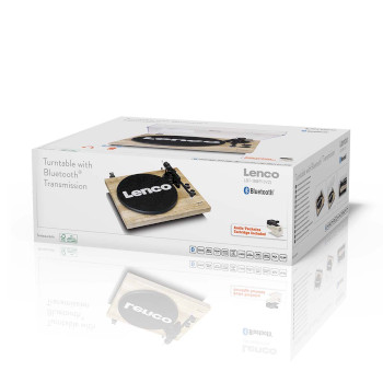 LBT-188PI Platenspeler met bluetooth®-overdracht pine Verpakking foto