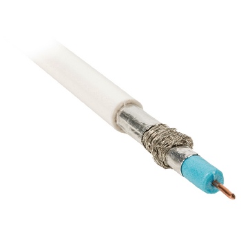 LC5409 4g/lte-proof coax kabel op haspel rond 7.0 mm 100 m wit Product foto