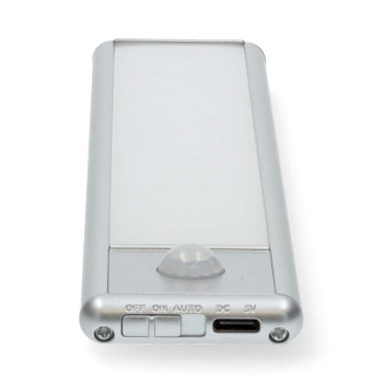 LCRM01WT Kastverlichting | 110 lm | oplaadbaar | 1100 mah | bewegingssensor | 10 uur | 5 v dc Product foto