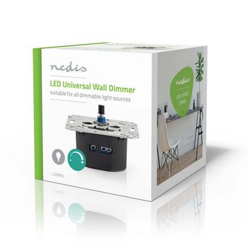 LDIMWL Led dimmer | 150 w | 230 v ac 50 hz | zilver / zwart Verpakking foto