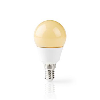 LEDBE14G45FL Led-lamp e14 | g45 | 3.5 w | 215 lm | 2400 k | warm wit | flame | 1 stuks