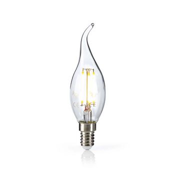 LEDBFE14CANFT2 Led-filamentlamp e14 | gebogen kaars | 4.8 w | 470 lm | 2700 k | warm wit | retrostijl | aantal lamp