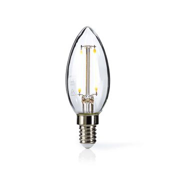 LEDBFE14CAN Led-filamentlamp e14 | kaars | 2.5 w | 250 lm | 2700 k | warm wit | retrostijl | aantal lampen in ve